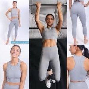 Zyia Haze knit pocketed leggings